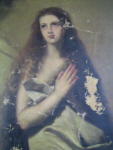 Ansicht der Originalkopie "Heilige Agnes" nach Ribera, Exponat des Reiff-Museums, nach Abschluss der Konservierungsmaßnahmen